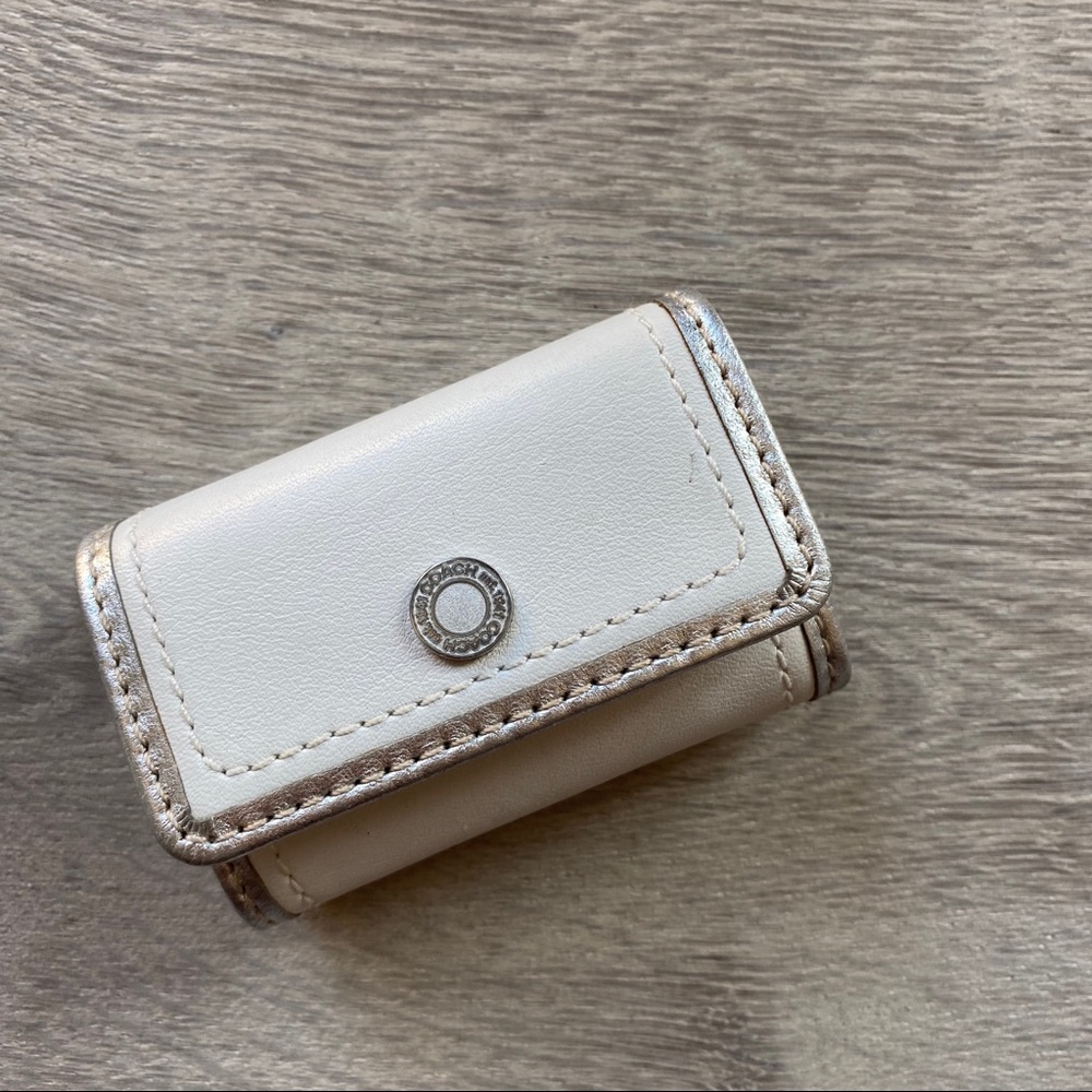 Coach contact Lens leather case ✨